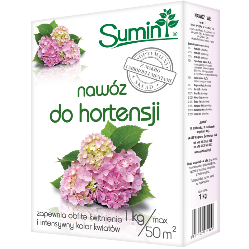 Nawóz Do Hortensji 1Kg Sumin