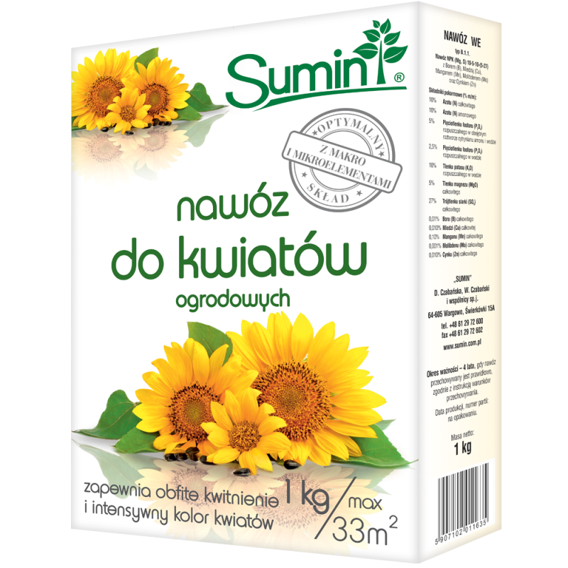 Nawóz Do Kwiatów Ogrodowych 1Kg Sumin