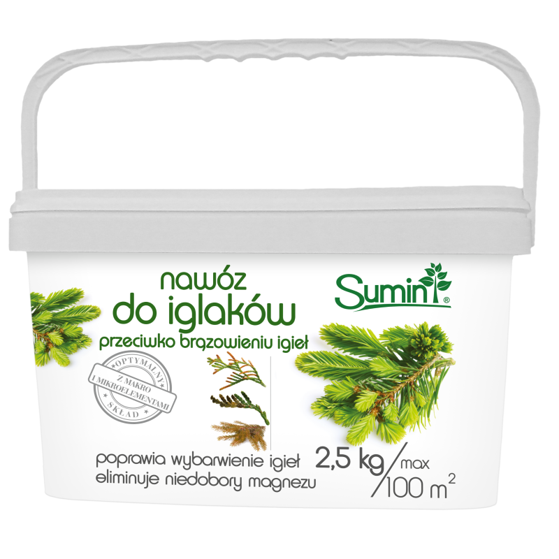Nawóz Do Iglaków Przeciw Brązowieniu Igieł 2,5kg Sumin