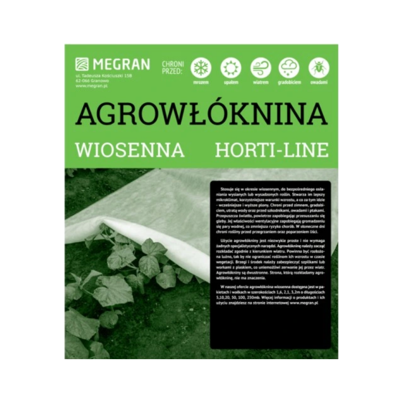 AGROWŁ.BIAŁA P-17 3,20x5m MEGRAN