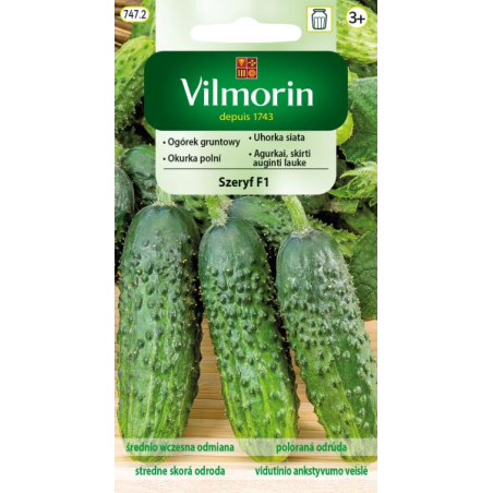 Ogórek gruntowy Szeryf f1 3g Vilmorin