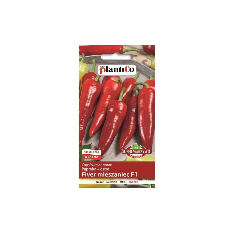 Papryka ostra Fiver F1 0,2g PlantiCo
