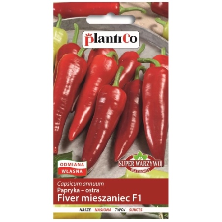 Papryka ostra Fiver F1 0,2g PlantiCo