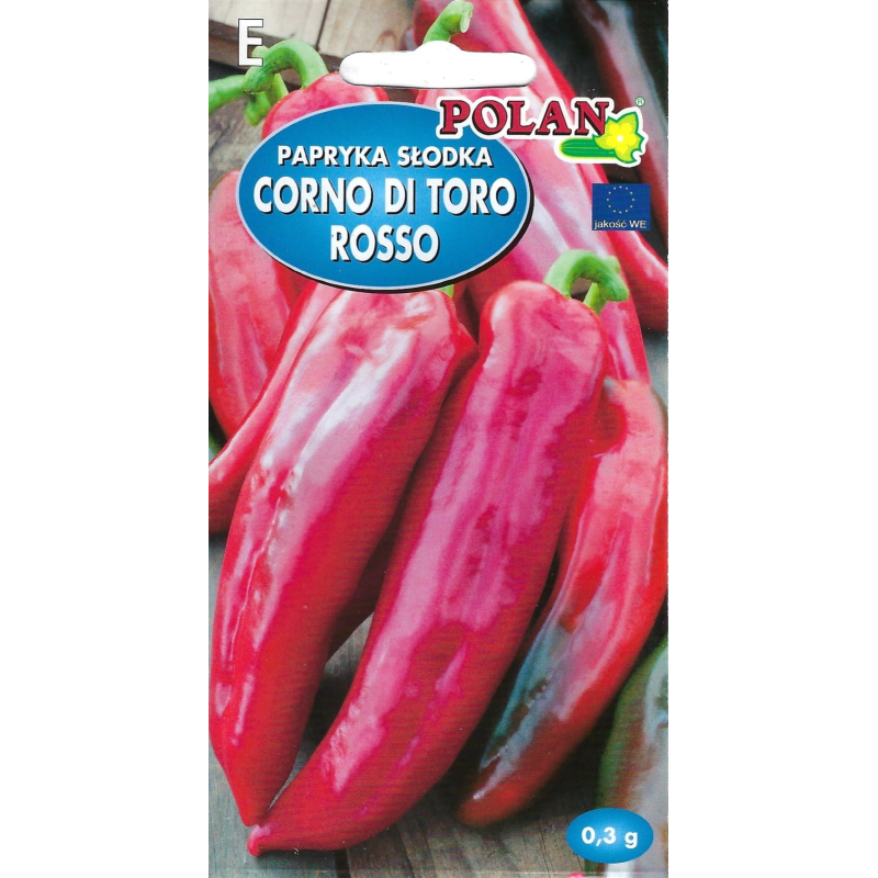 Papryka słodka Corno DI Toro Rosso 0,3g Polan