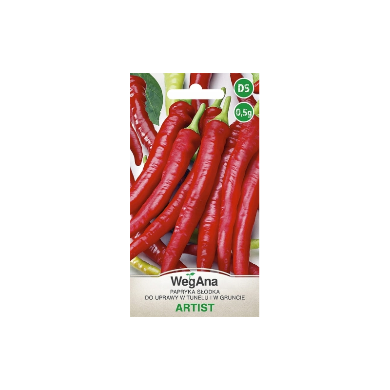 Papryka słodka Artist 0,5g WegAna