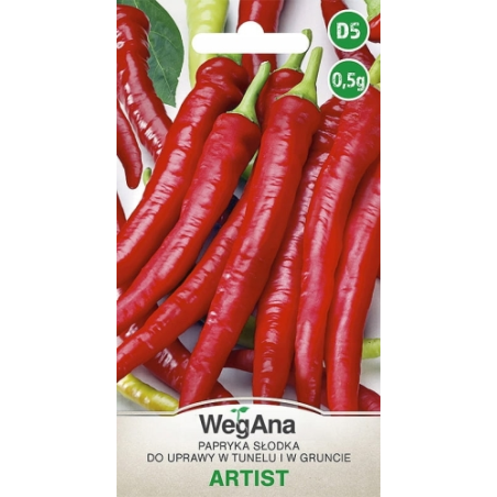 Papryka słodka Artist 0,5g WegAna
