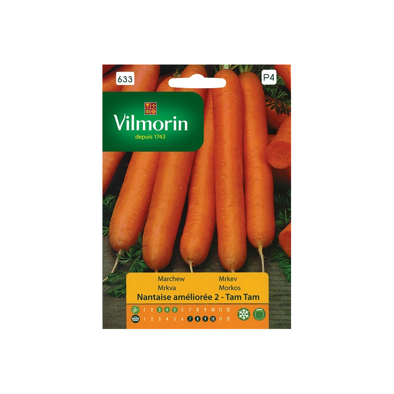 Marchew Nantaise Amelioree 2 2g Vilmorin
