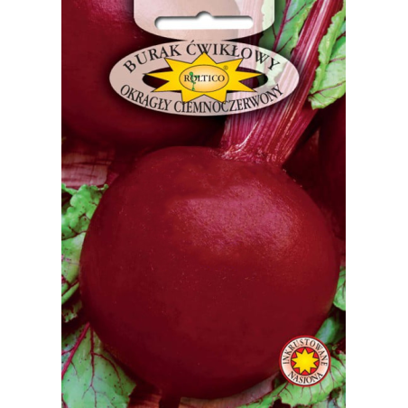 Burak ćwikłowy Okrągły Ciemnoczerwony 10g Roltico