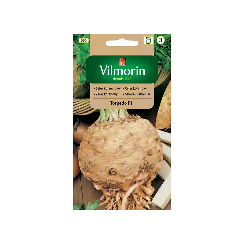 Seler korzeniowy Torpedo F1 40 nasion Vilmorin