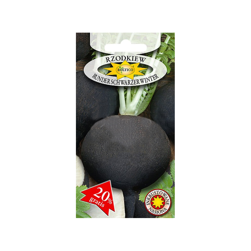 Rzodkiew Runder Schwarzer Winter 5g Roltico