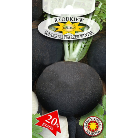 Rzodkiew Runder Schwarzer Winter 5g Roltico