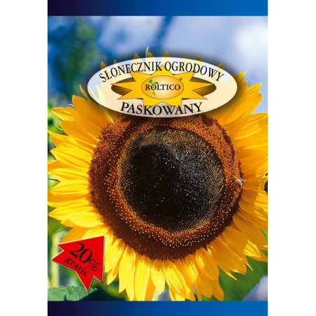 Słonecznik ogrodowy Paskowany 10g Roltico