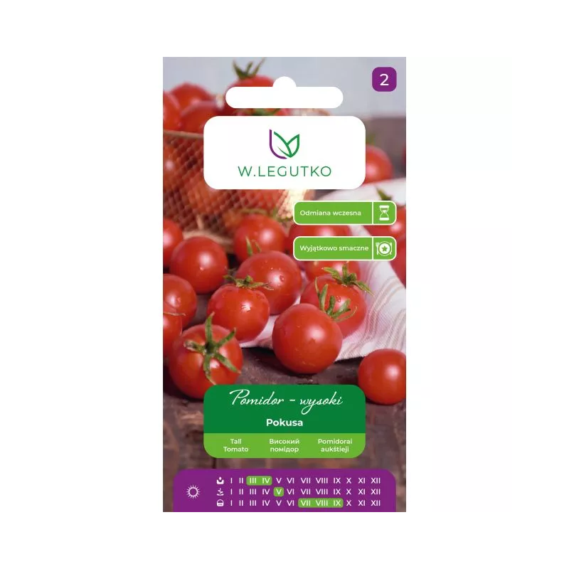 Pomidor wysoki Pokusa – 0,6g Legutko