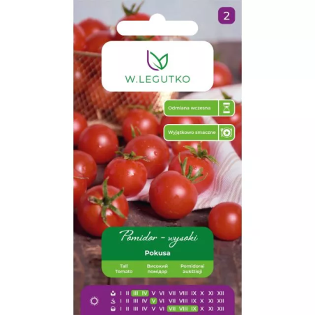 Pomidor wysoki Pokusa – 0,6g Legutko