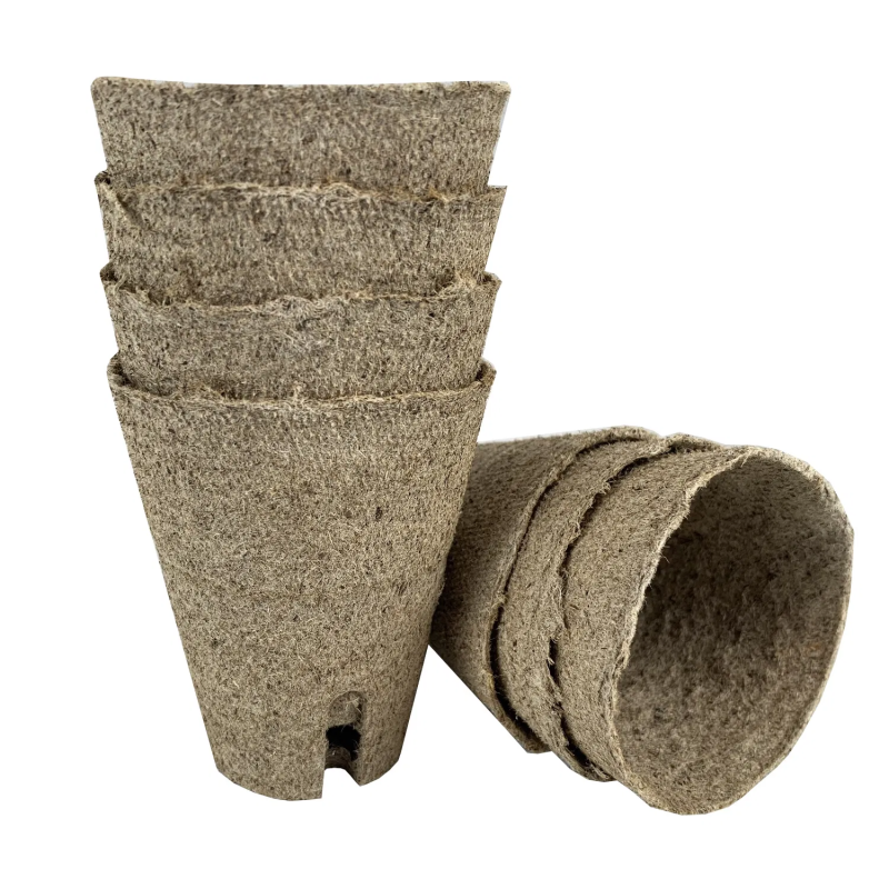 Doniczka Torfowa 10x8 cm Okrągłe Jiffy 1szt.