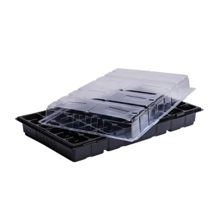 Miniszklarenka Plentiplant 53x32cm z 48 doniczkami i przykryciem - Vefi