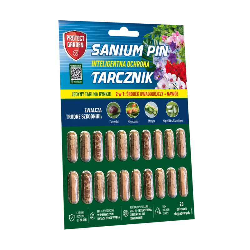 Sanium PIN Pałeczki Doglebowe 20szt. Protect Garden