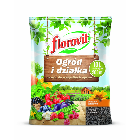 Nawóz do Wszystkich Upraw Ogród i Działka 10L Florovit