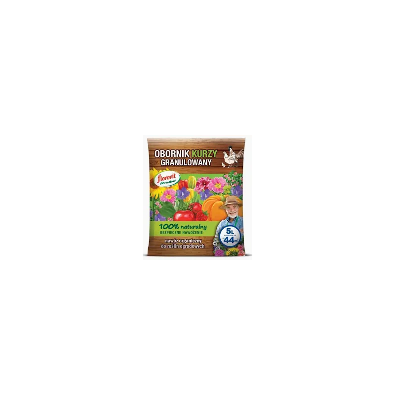 Obornik Granulowany Kurzy 5L Pro Natura Florovit