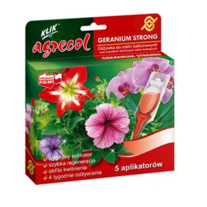 Aplikatory Nawozowe Geranium Strong 30ml 5szt. Agrecol