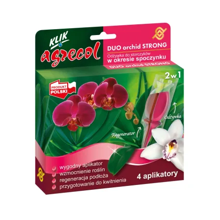 Aplikatory Nawozowe Duo Orchid Strong 40ml 4szt. Agrecol