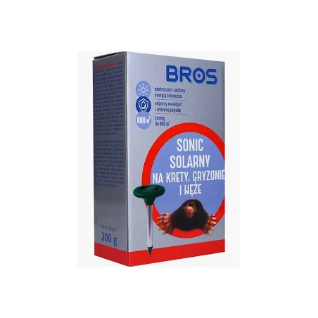 Sonic Solarny Odstraszacz Na Krety 800m Bros
