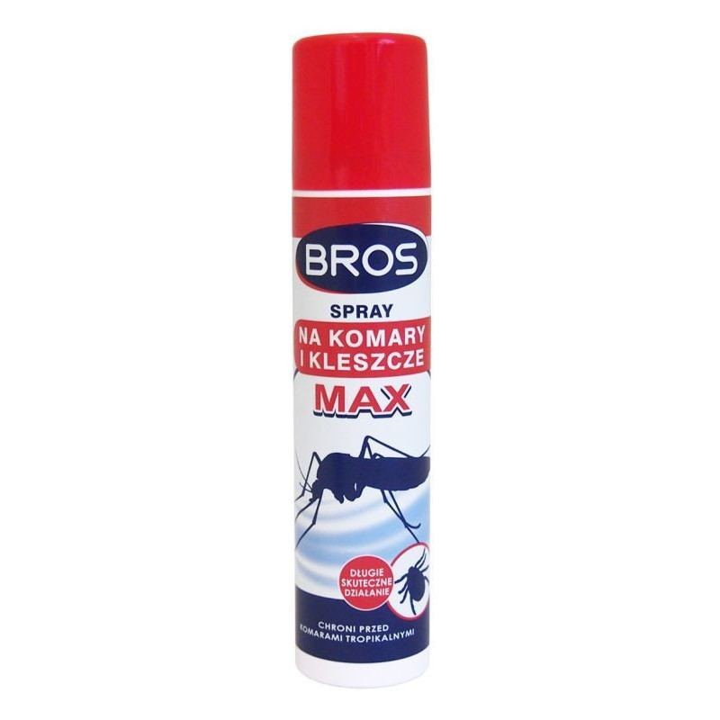 SPRAY NA KOMARY I KLESZCZE MAX 90ML BROS