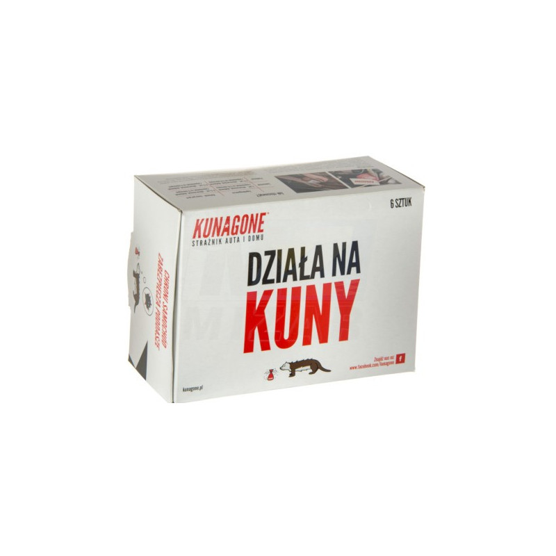 ODSTRASZACZ NA KUNY KUNAGONE 6SZT