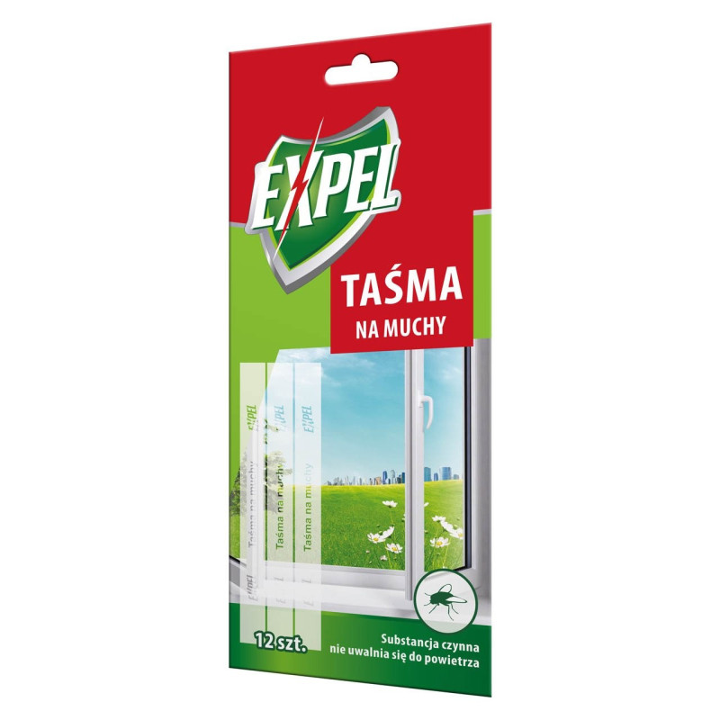 NAKLEJKA NA MUCHY TAŚMA 12SZT EXPEL