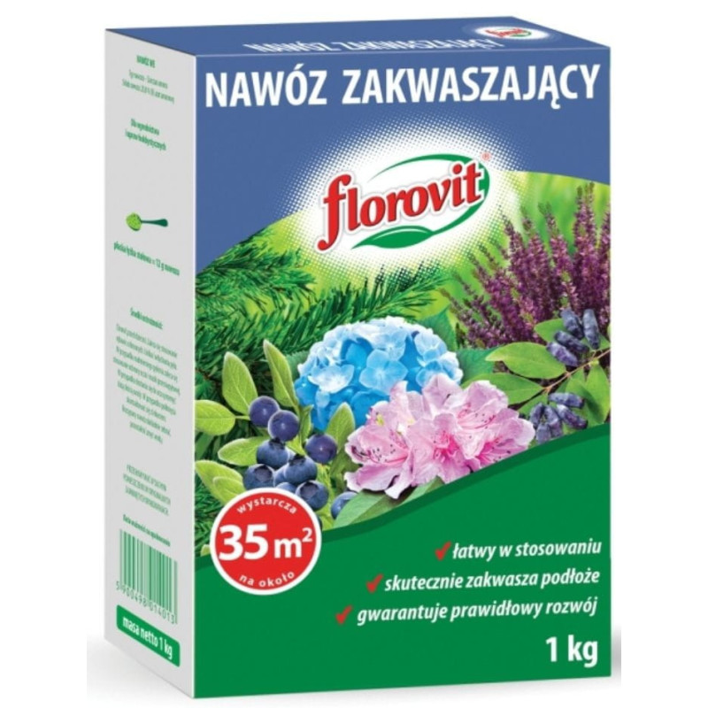 FLOROVIT NAWÓZ ZAKWASZAJACY 1KG KARTON