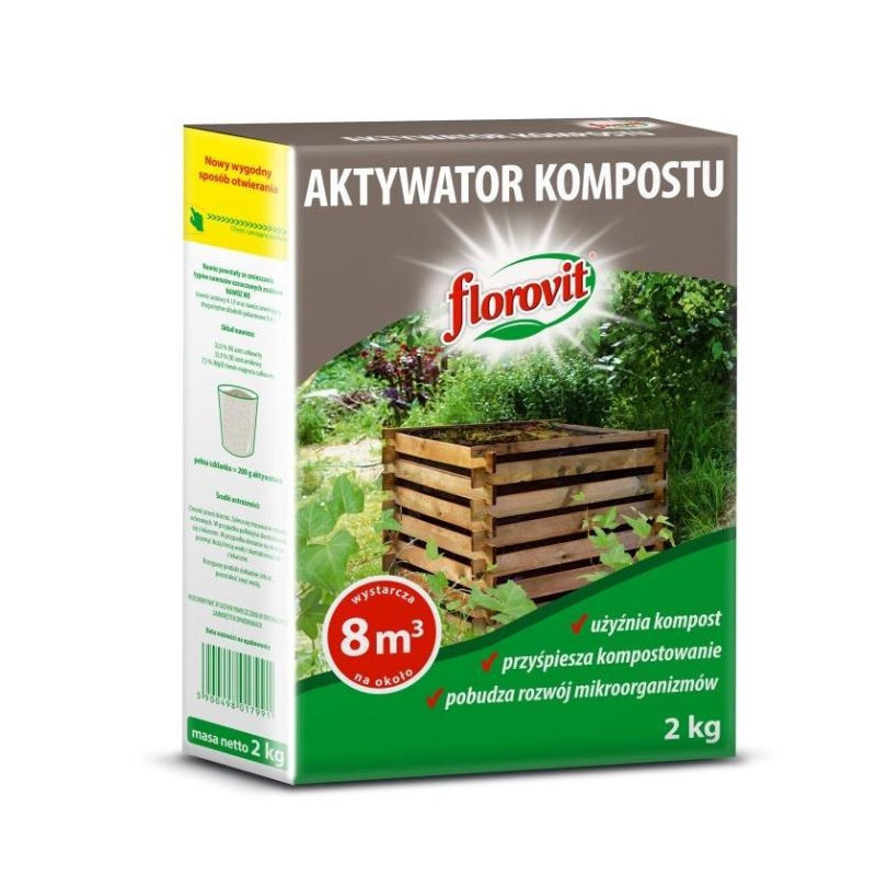 FLOROVIT AKTYWATOR KOMPOSTU 2KG