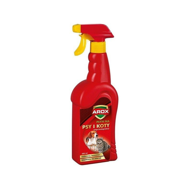 AROX PŁYN 500ML ODSTRASZAJĄCY PSY I KOTY