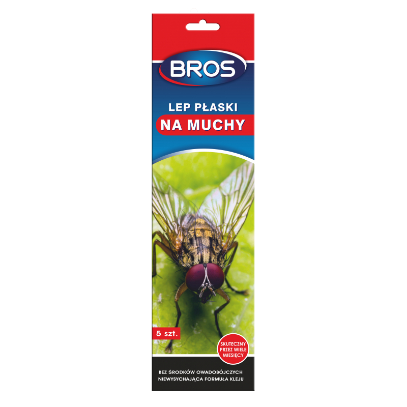 LEP NA MUCHY PŁASKI 5-PAK BROS