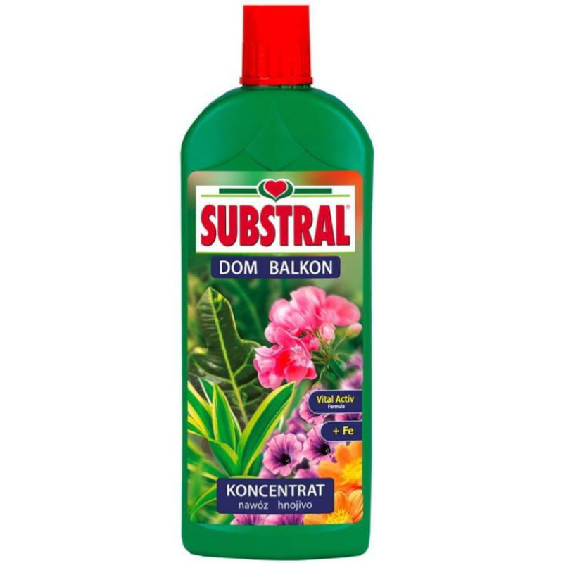 NAWÓZ DO ROŚLIN DOMOWYCH I BALKONOWYCH +HUMUS SUBSTRAL 1L