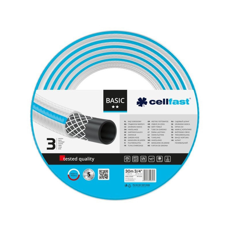 WĄŻ ¾” 30M BASIC CELLFAST – 1 SZT.